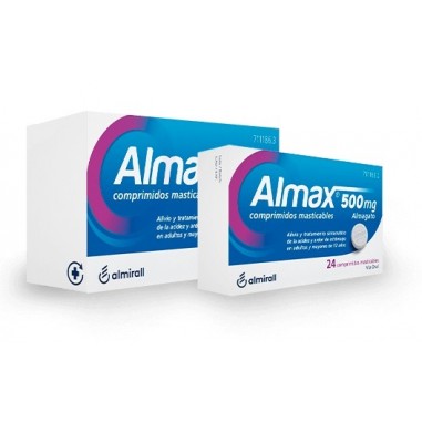 ALMAX 500 mg 48 COMPRIMIDOS MASTICABLES