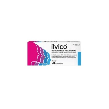 ILVICO 20 COMPRIMIDOS RECUBIERTOS