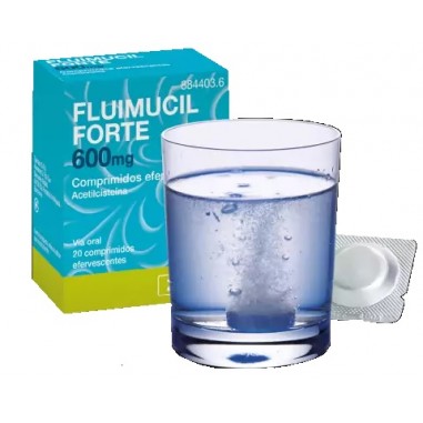 FLUIMUCIL FORTE 600 mg 20 COMPRIMIDOS EFERVESCENTES
