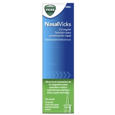 NASALVICKS 0,5 mg/ml SOLUCION PARA PULVERIZACION NASAL 1 FRA