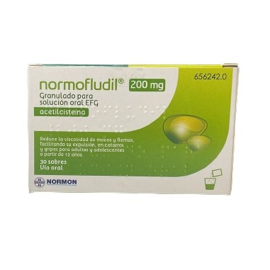 NORMOFLUDIL EFG 200 mg 30 SOBRES GRANULADO PARA SOLUCION ORA