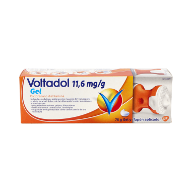 VOLTADOL 11,6 mg/g GEL CUTANEO 1 TUBO 75 g (CON TAPON APLICA