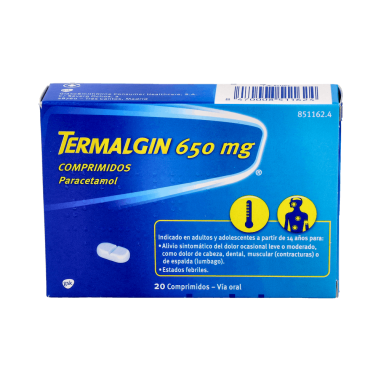 TERMALGIN 650 mg 20 COMPRIMIDOS
