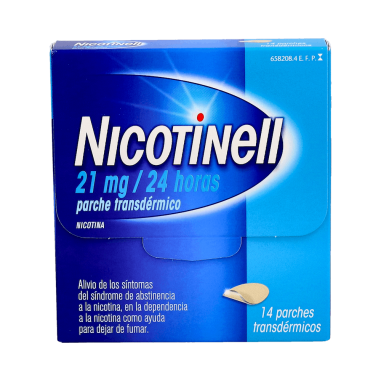 NICOTINELL 21 mg/24 h 14 PARCHES TRANSDERMICOS 52,5 mg
