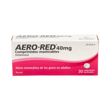 AERO RED 40 mg 30 COMPRIMIDOS MASTICABLES