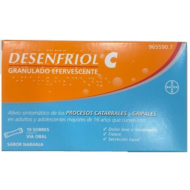 DESENFRIOL C 10 SOBRES GRANULADO EFERVESCENTE