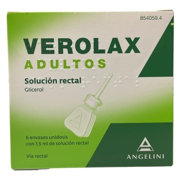 VEROLAX ADULTOS 5,4 ml SOLUCION RECTAL 6 ENEMAS...
