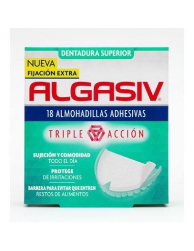 ALGASIV ALMOHADILLAS ADHESIVAS DENTADURA...