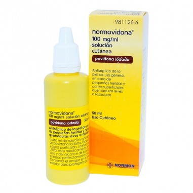 NORMOVIDONA 100 mg/ml SOLUCION CUTANEA 1 FRASCO...