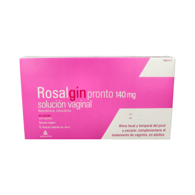 ROSALGIN PRONTO 140 mg SOLUCION VAGINAL 5 ENVASES UNIDOSIS 1