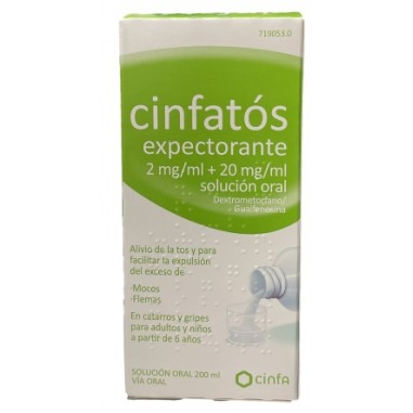 CINFATOS EXPECTORANTE 2 mg/ml  20 mg/ml SOLUCION ORAL 1 FRA
