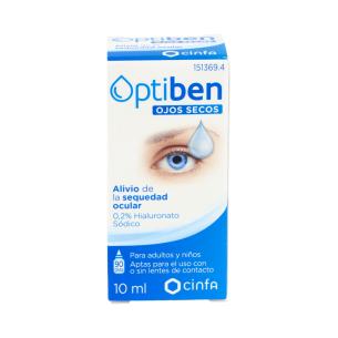 OPTIBEN OJOS SECOS GOTAS 1 FRASCO 10 ml