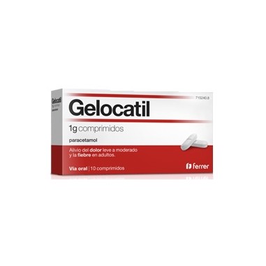 GELOCATIL 1 g 10 COMPRIMIDOS