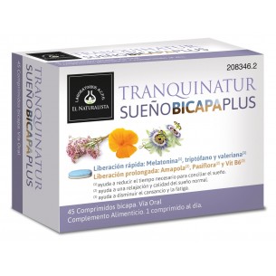 TRANQUINATUR SUEÑO BICAPA PLUS EL NATURALISTA 45 COMPRIMIDOS