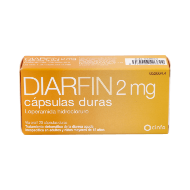 DIARFIN 2 mg 20 CAPSULAS