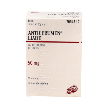 ANTICERUMEN LIADE 50 mg/ml GOTAS OTICAS EN SOLUCION 1 FRASCO