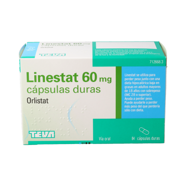 LINESTAT 60 mg 84 CAPSULAS
