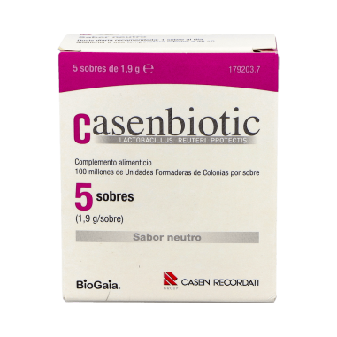 CASENBIOTIC  5 SOBRES 1,9 g SABOR NEUTRO