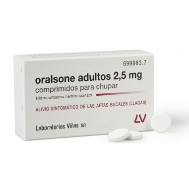 ORALSONE ADULTOS 2,5 mg 12 COMPRIMIDOS PARA CHUPAR