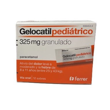 GELOCATIL 325 mg 12 SOBRES GRANULADO ORAL