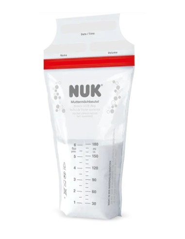 BOLSAS DE LECHE MATERNA NUK 25 UNIDADES