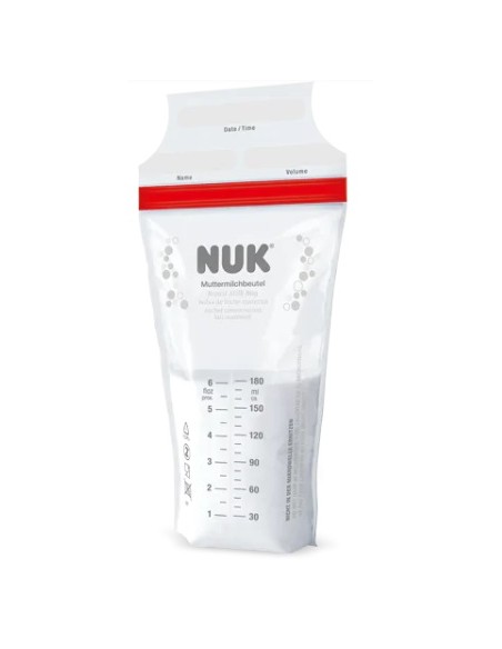 BOLSAS DE LECHE MATERNA NUK 25 UNIDADES