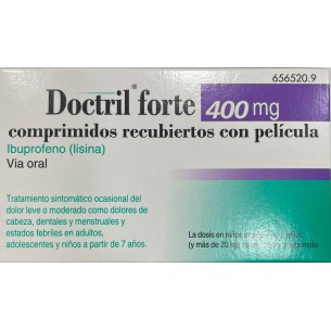 DOCTRIL FORTE 400 mg 20 COMPRIMIDOS RECUBIERTOS
