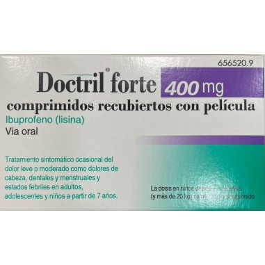 DOCTRIL FORTE 400 mg 20 COMPRIMIDOS RECUBIERTOS