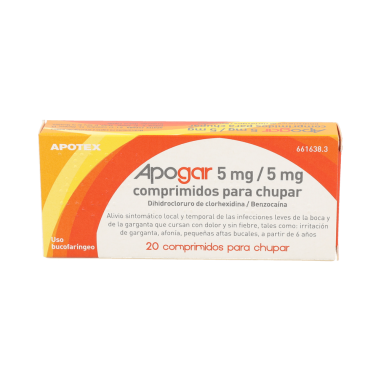 APOGAR 5 mg/5 mg 20 COMPRIMIDOS PARA CHUPAR
