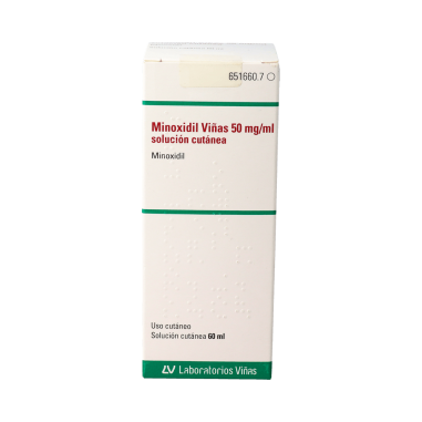 MINOXIDIL VIÑAS 50 mg/ml SOLUCION CUTANEA 1 FRASCO 60 ml