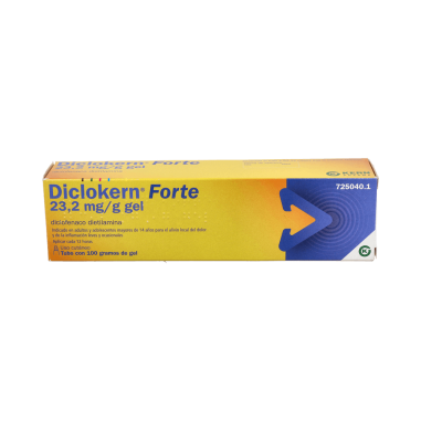 DICLOKERN FORTE 23,2 mg/g GEL CUTANEO 1 TUBO 100 g