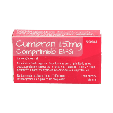 CUMBRAN EFG 1,5 mg 1 COMPRIMIDO