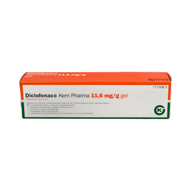 DICLOFENACO KERN PHARMA 11,6 mg/g GEL CUTANEO 1 TUBO 100 g
