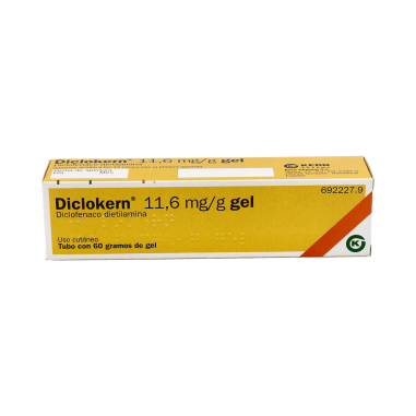 DICLOKERN 11,6 mg/g GEL CUTANEO 1 TUBO 60 g