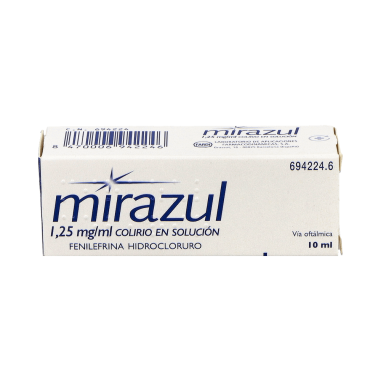 MIRAZUL 1,25 mg/ml COLIRIO EN SOLUCION 1 FRASCO 10 ml