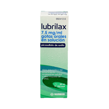 LUBRILAX 7,5 mg/ml GOTAS ORALES EN SOLUCION 1 FRASCO 30 ml