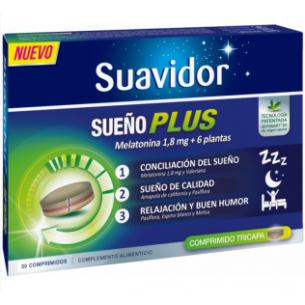 SUAVIDOR SUEÑO PLUS 30 COMPRIMIDOS