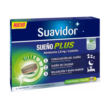 SUAVIDOR SUEÑO PLUS 30 COMPRIMIDOS