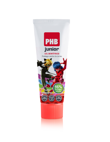 PHB JUNIOR PASTA DENTAL 1 ENVASE 75 ml SABOR...