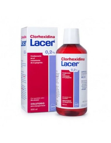 LACER COLUTORIO CLORHEXIDINA 0.2 1 ENVASE 500 ml