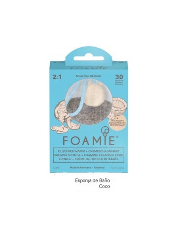 ESPONJA DE BAÑO  GEL BAÑO FOAMIE COCO