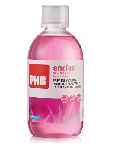 PHB ENCIAS ENJUAGUE BUCAL  1 ENVASE 500 ML
