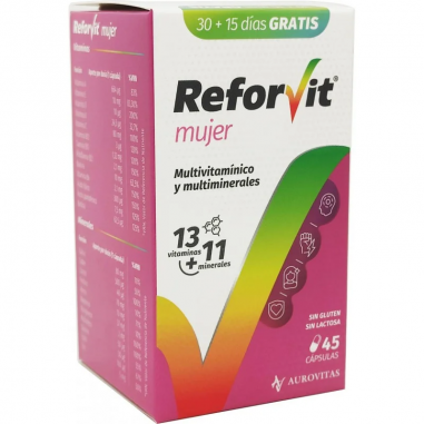 REFORVIT MUJER  45 CAPS