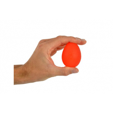 BOLA DE REHABILITACION FORMA HUEVO BLANDA ROJA...