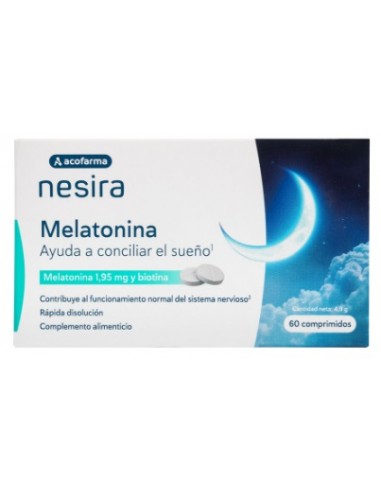ACOFARMA NESIRA MELATONINA  1,95 mg 60 COMPRIMIDOS