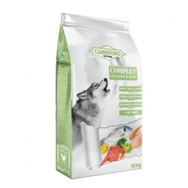 CARNIVORO COMPLET POLLO ARROZ 12KG PIENSO