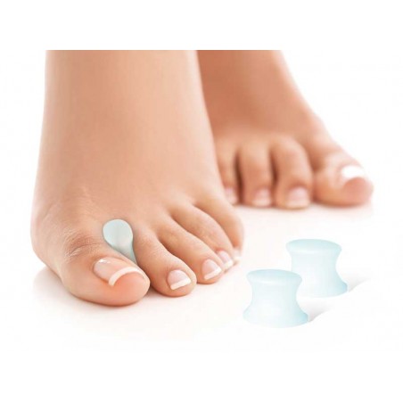SEPARADORES DE DEDOS COMFORSIL SILICONA GRUESOS 2 UNIDADES TALLA S CC218S