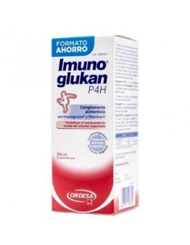 IMUNOGLUKAN P4H 1 ENVASE 120 ml