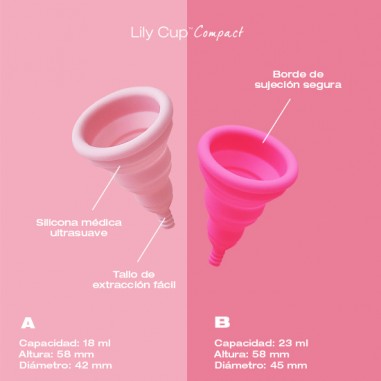 COPA MENSTRUAL INTIMINA COMPACT 1 UNIDAD TALLA B