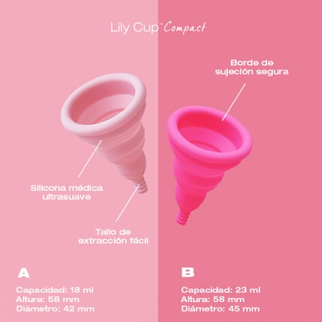 COPA MENSTRUAL INTIMINA COMPACT 1 UNIDAD TALLA B